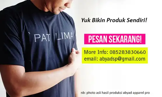 vendor sablon kaos satuan di jakarta
