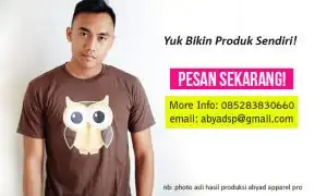 sablon kaos satuan murah depok